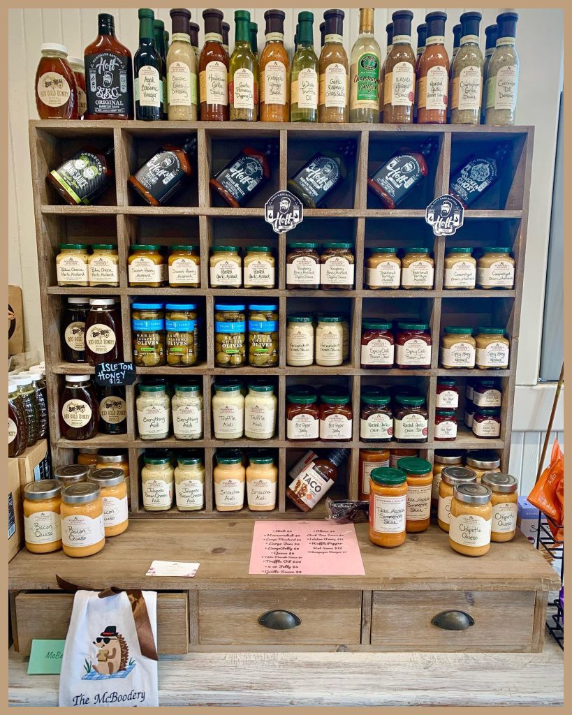 Unique Gifts Available! Including Bee Real Local Isleton Honey; Stonewall Kitchen Jams, Aiolis, Grilling Sauces, Quesos, Olives & Dipping Oils and Vinegars; and Hoff and Pepper Hot Sauces and BBQ Sauce.