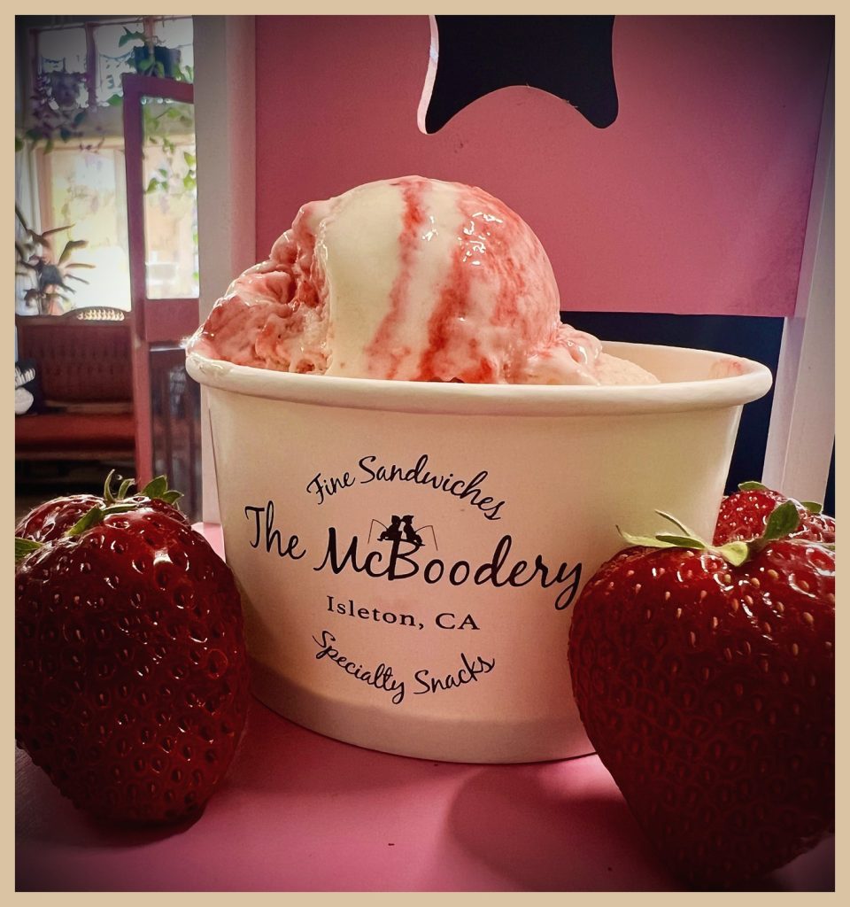 Gunther’s Strawberry Cheesecake Ice Cream